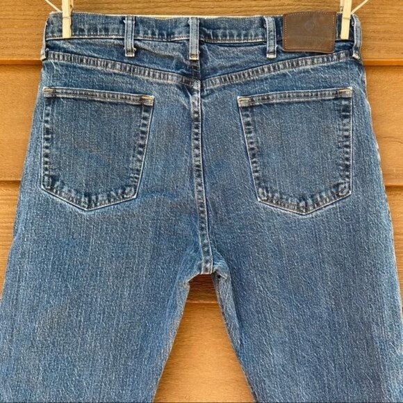 Vintage Wrangler Y2K Regular Fit Lightly Distressed and Faded Loose Fit Jeans - Picture 9 of 12